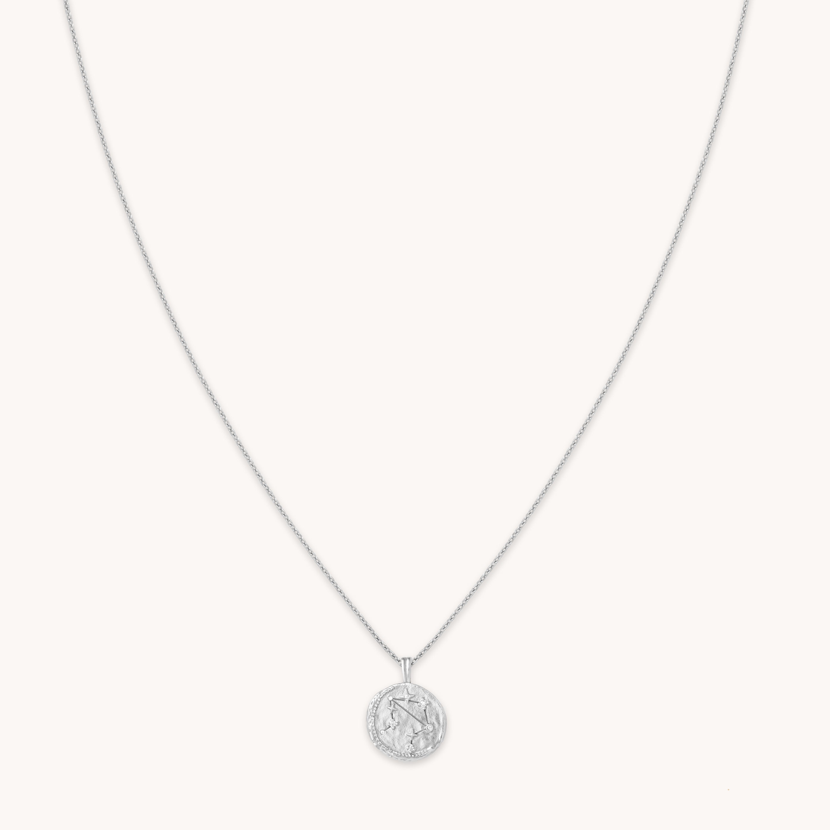 Silver hot sale libra pendant