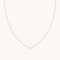 Essential Crystal Pendant Necklace in Rose Gold