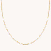 Gleam Tennis Chain Necklace in Gold