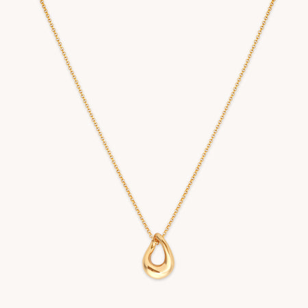 Molten Gold Pendant Necklace | Astrid & Miyu Necklaces