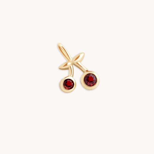 Cherry Charm 9k Gold