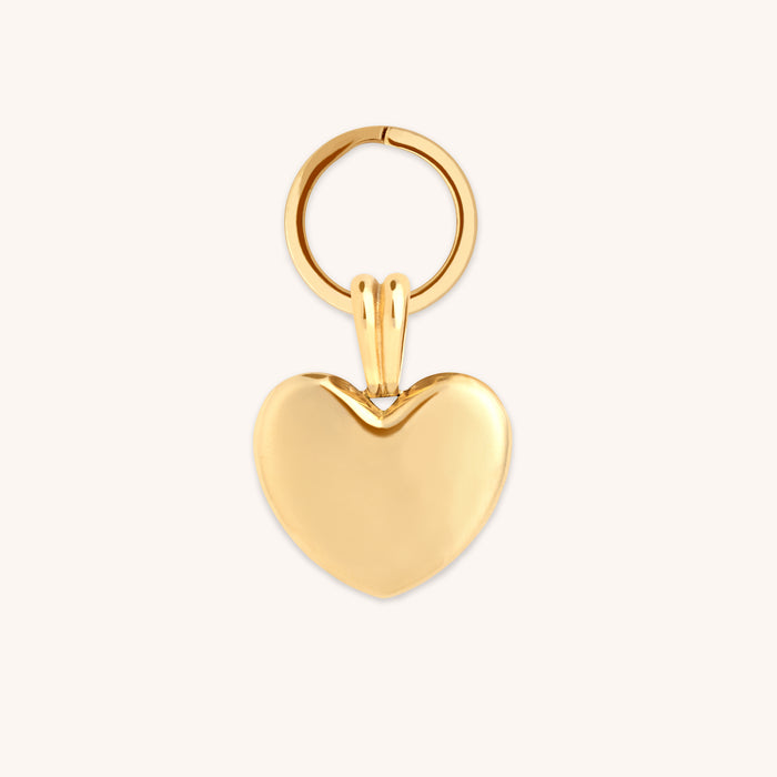 Heart Pet Tag in Gold