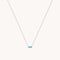 Alexandrite Marquise Necklace in Solid White Gold