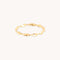 Twist Band Ring in Solid Gold
