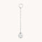 White Topaz Ear Curation Chain™ in Solid White Gold