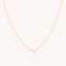 Diamond Marquise Drop Pendant Necklace in Solid Gold