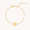 Aries Zodiac Bracelet in Gold