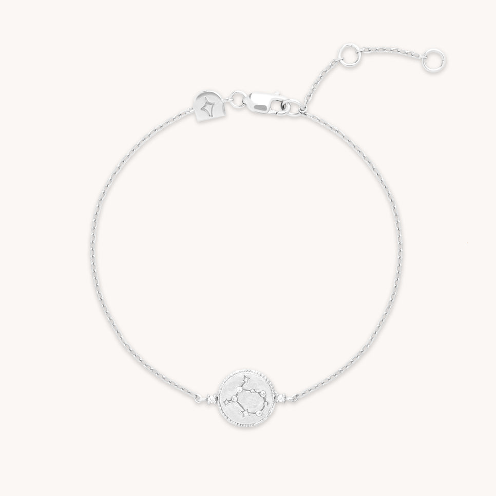 Gemini Zodiac Bracelet in Silver