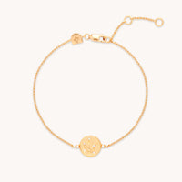 Libra Zodiac Bracelet in Gold