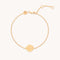 Libra Zodiac Bracelet in Gold