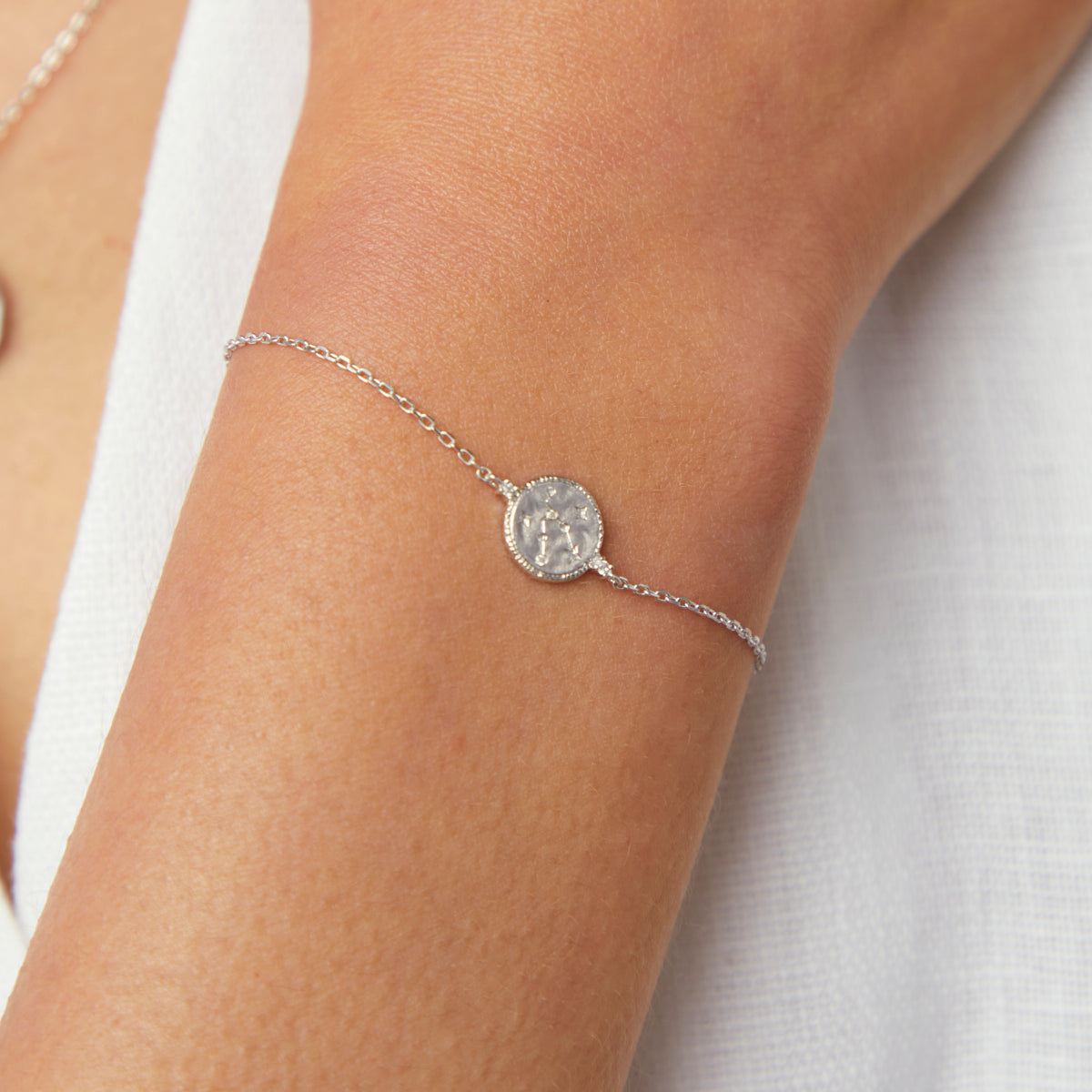 Taurus Zodiac Bracelet in Silver