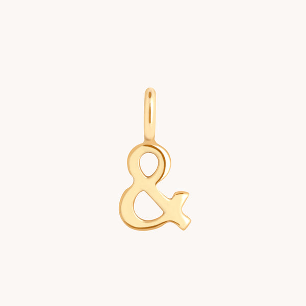 & Charm 9k Gold