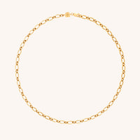 Bold Link Chain Necklace in Gold