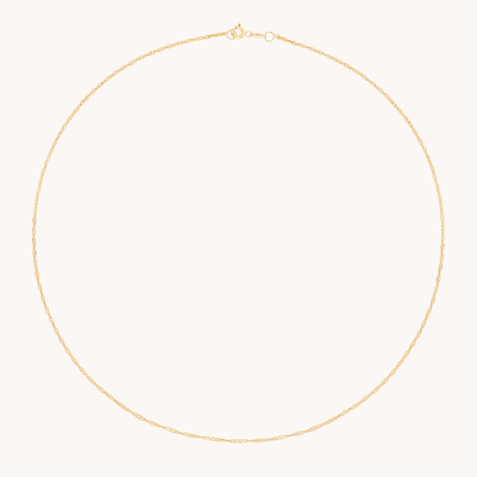 Bold Astrid Chain Necklace in Solid Gold