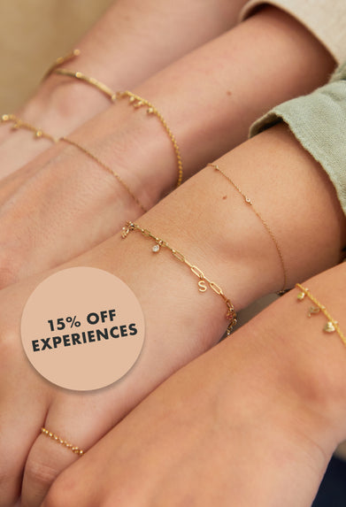 15% off* experiences