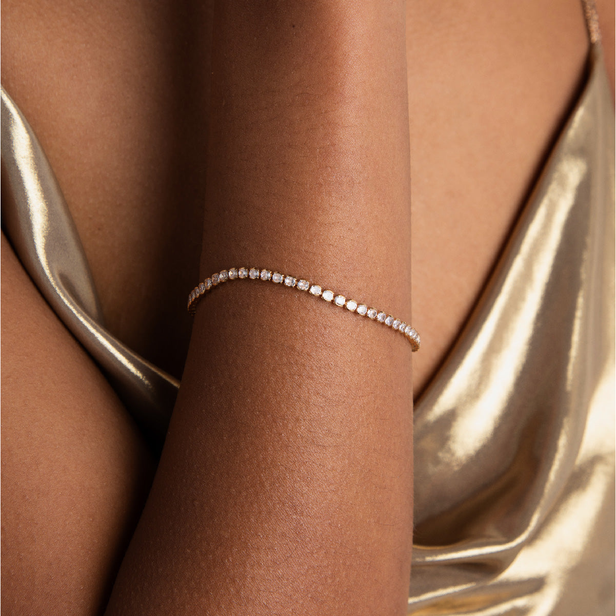 THOMAS SABO - Sterling-silver and white zirconia tennis bracelet |  Selfridges.com