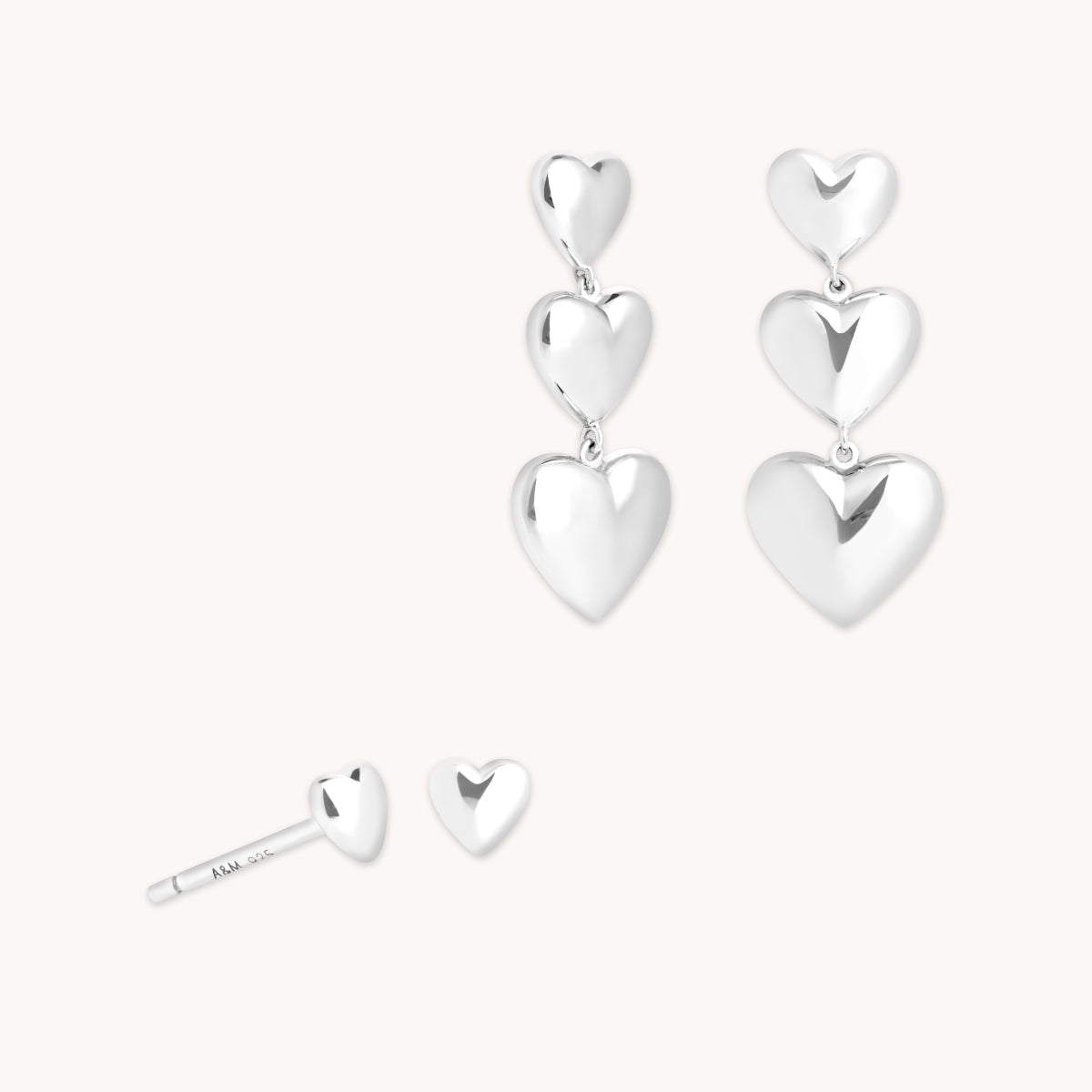 Bold Love Gift Set in Silver