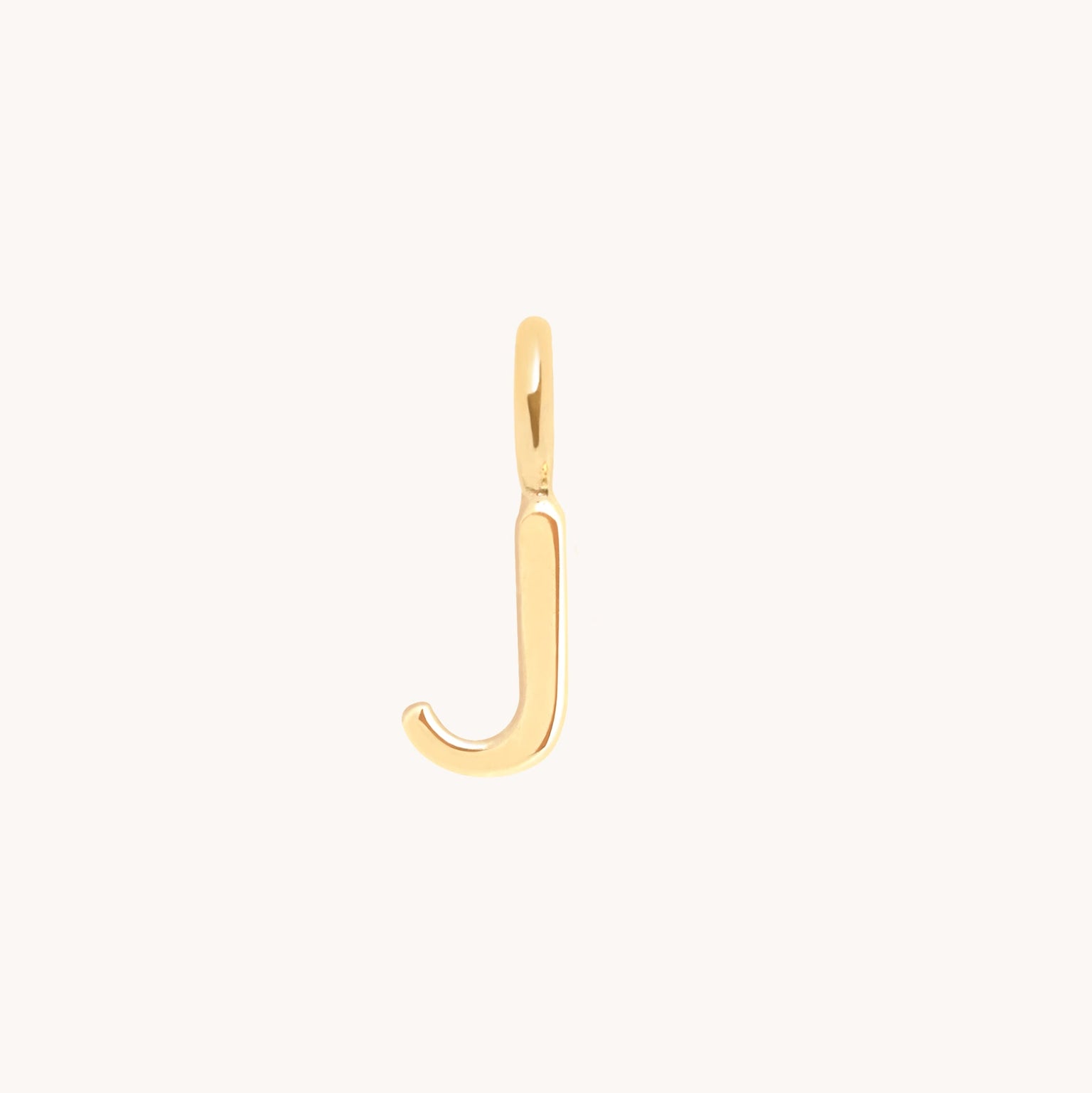 J Initial Charm 9k Gold