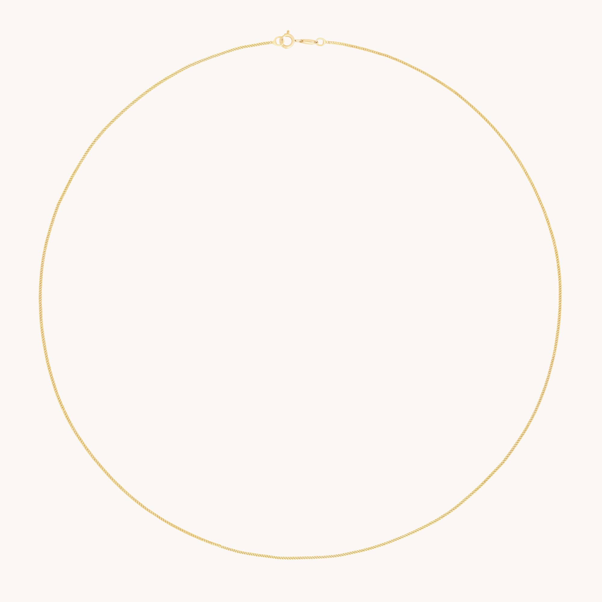 Miyu Chain Necklace in Solid Gold