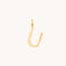 U Initial Charm 9k Gold