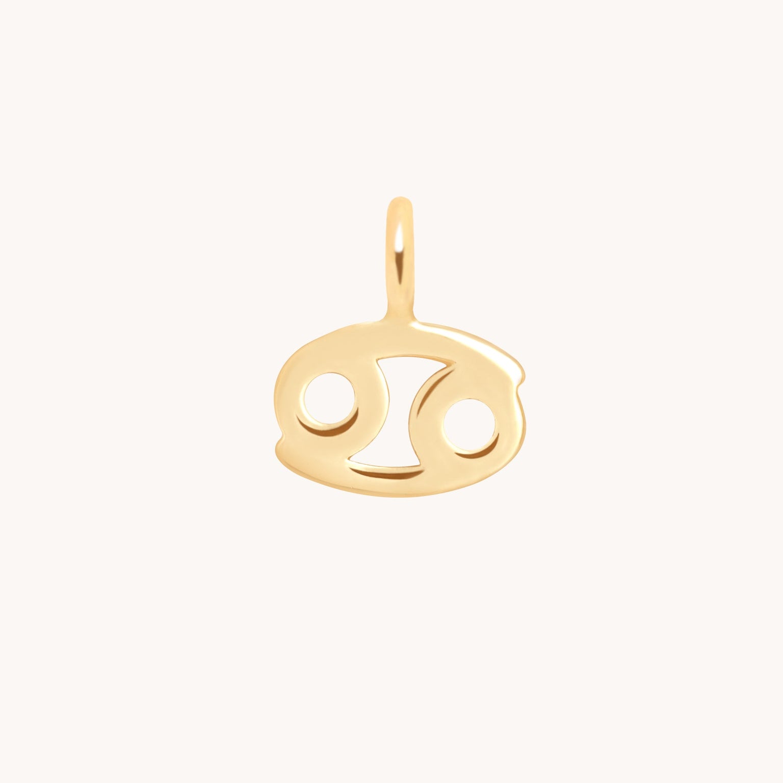 Cancer Zodiac Charm 9k Gold