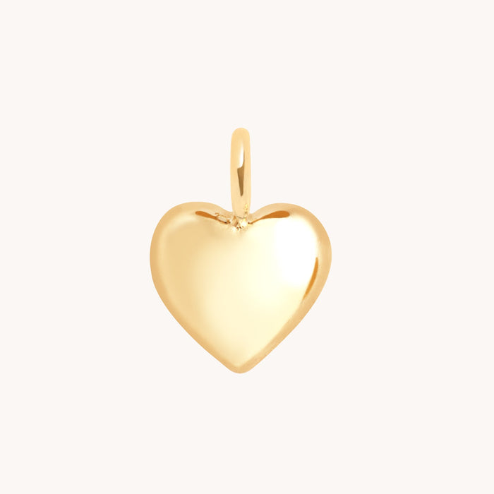 Heart Charm 9k Gold