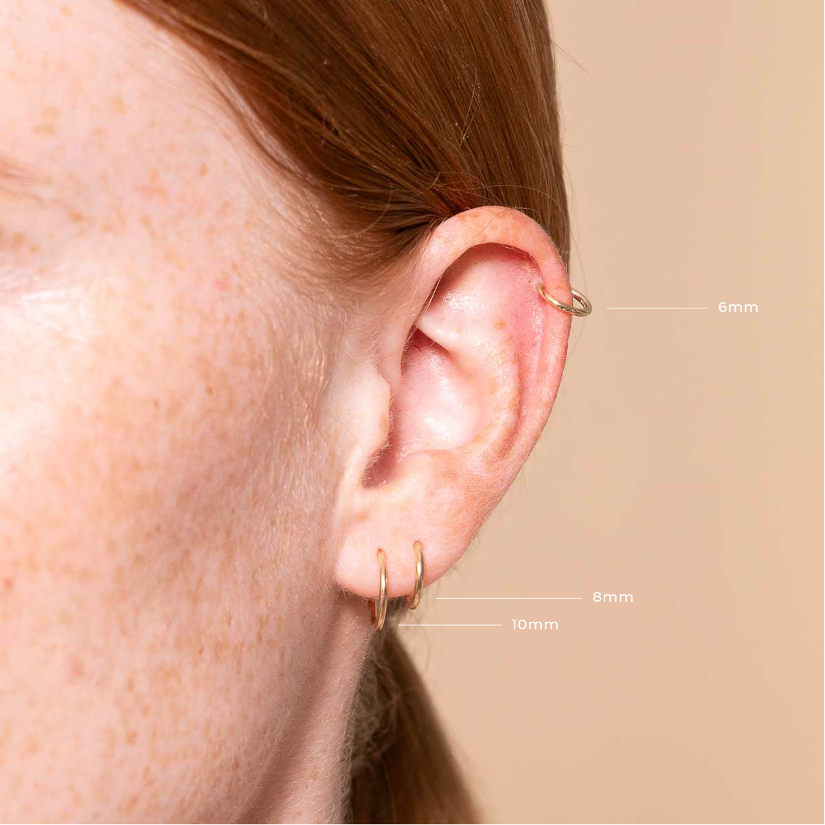 Seamless hot sale earring hoop