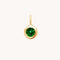 Tsavorite Abundance Charm 9k Gold