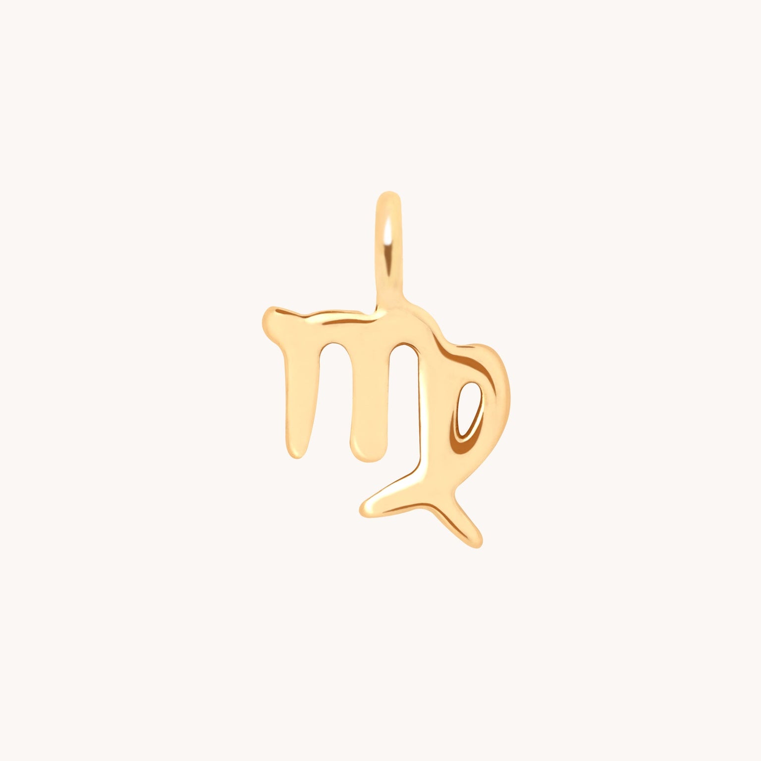 Virgo Zodiac Charm 9k Gold