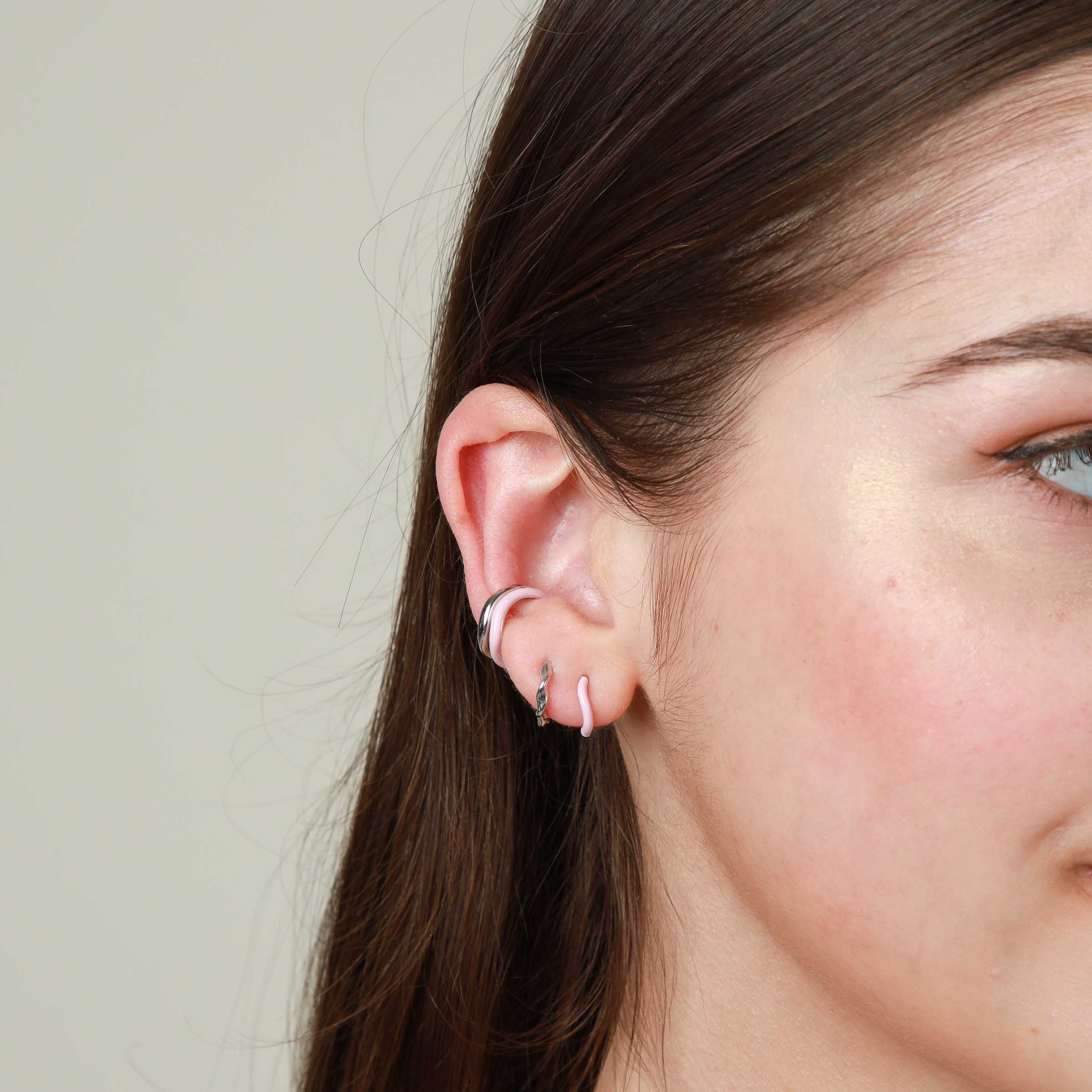 Wave Silver Ear Cuff | Astrid & Miyu Earrings