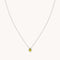 Olivine Pendant Necklace in Silver