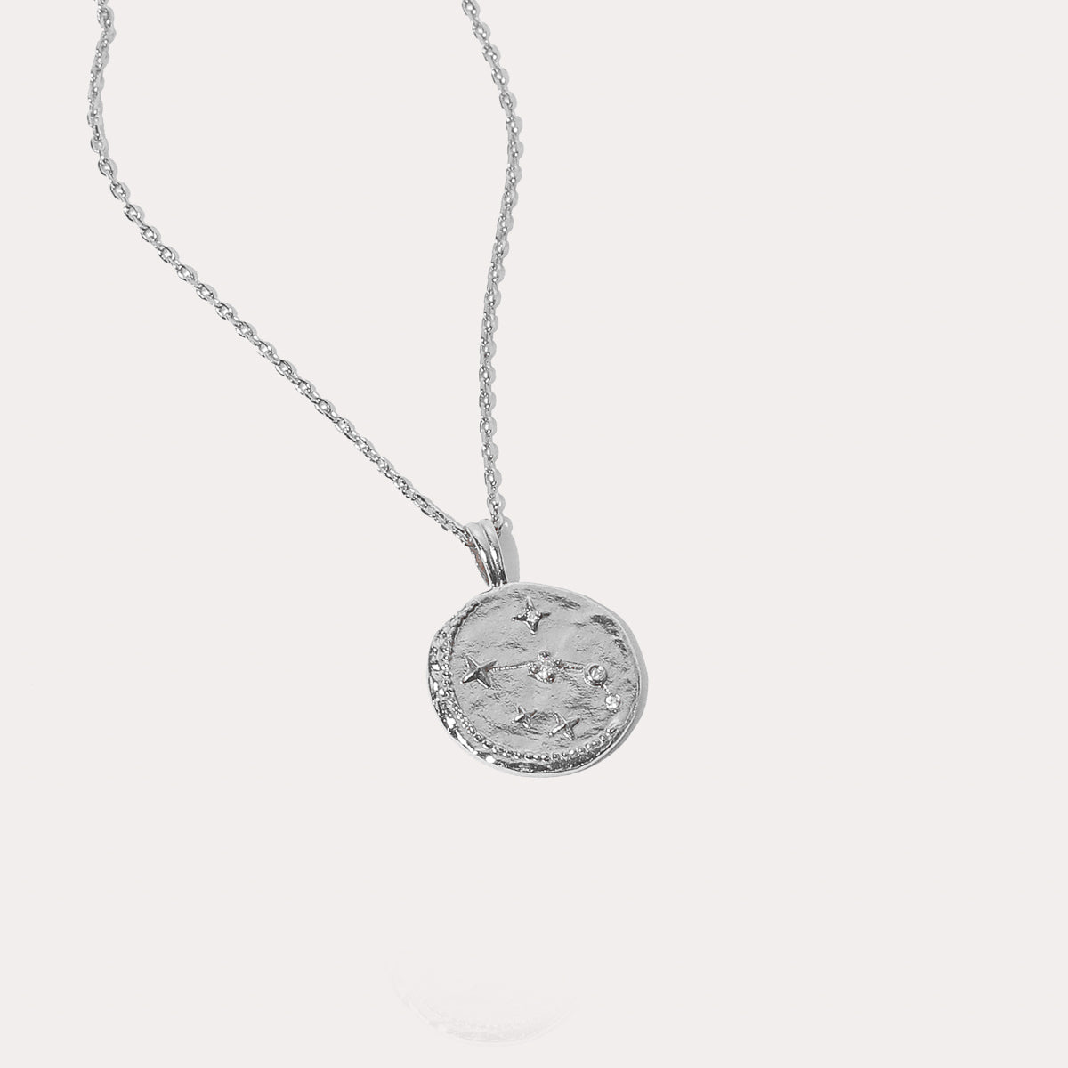 Aries Zodiac Silver Pendant Necklace | Astrid & Miyu Necklaces