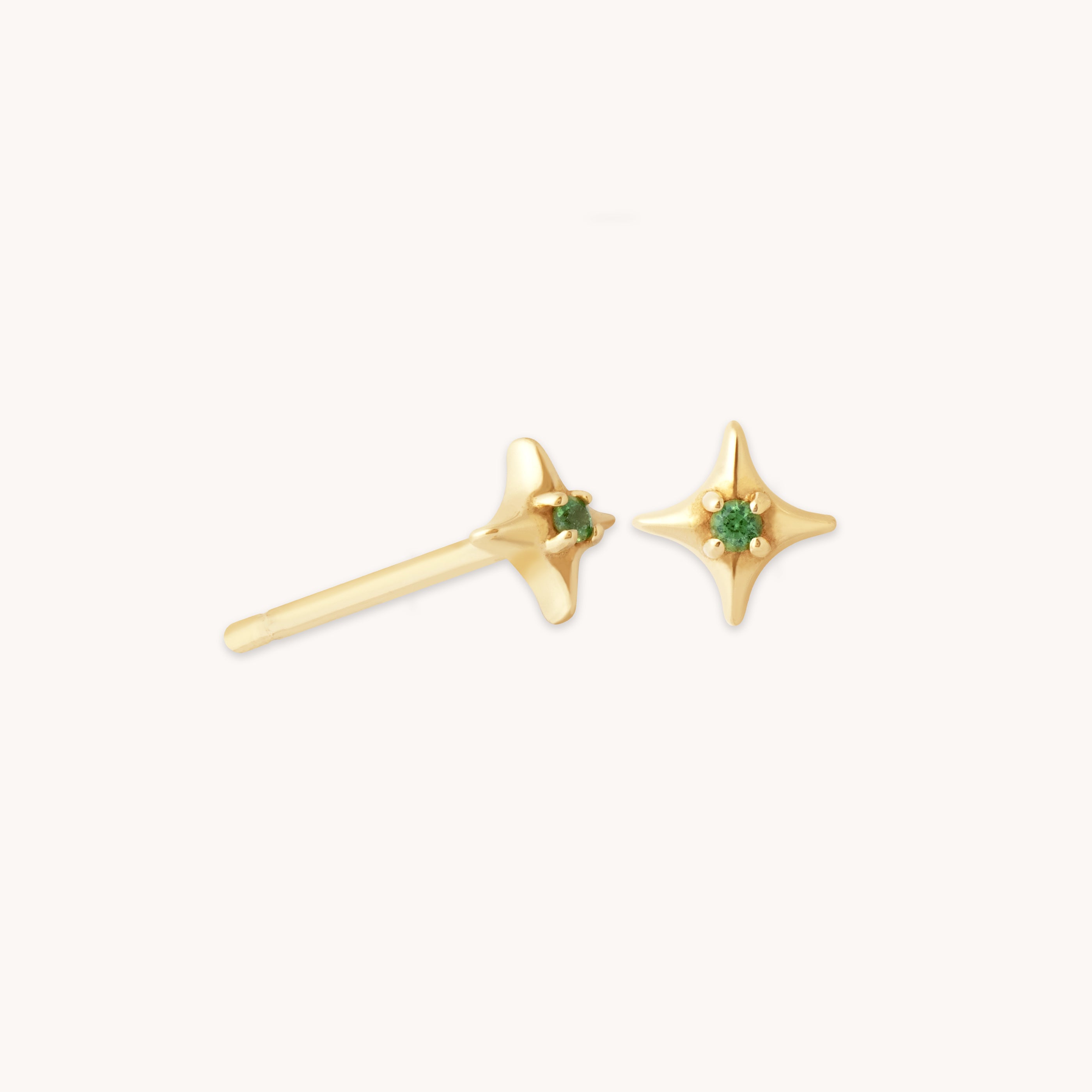 Solid 14k gold hot sale stud earrings