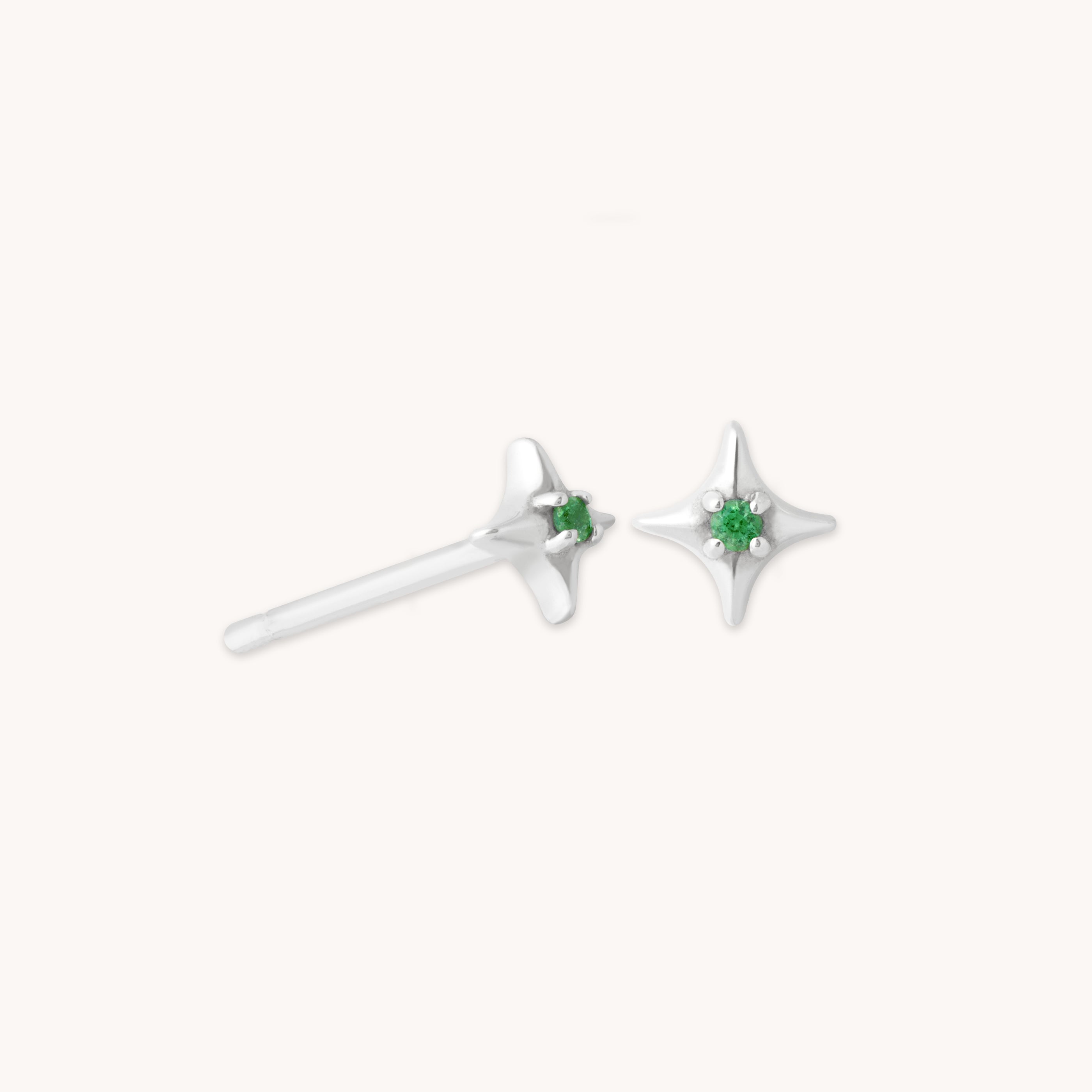 Tsavorite deals stud earrings