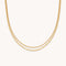 Duo Chain Necklace in Gold