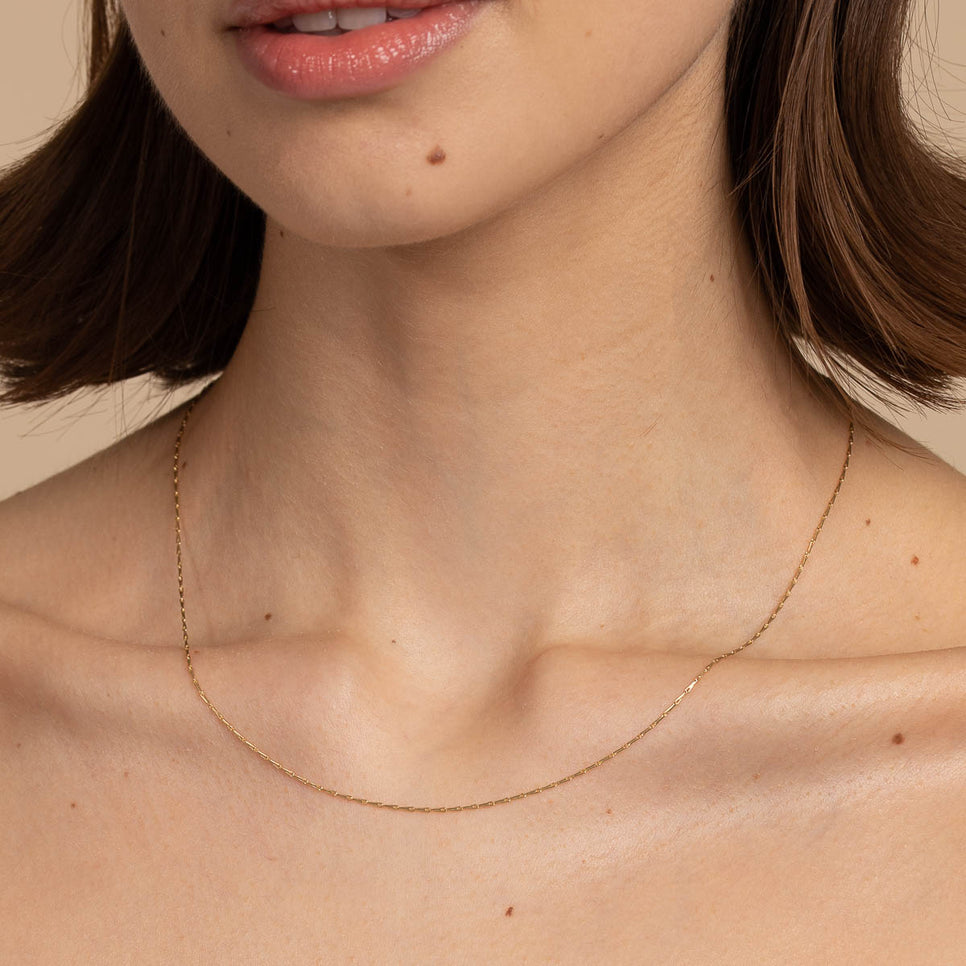 Marylebone Chain Necklace in Solid Gold