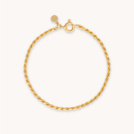 Gold Rope Chain Bracelet | Astrid & Miyu Bracelets