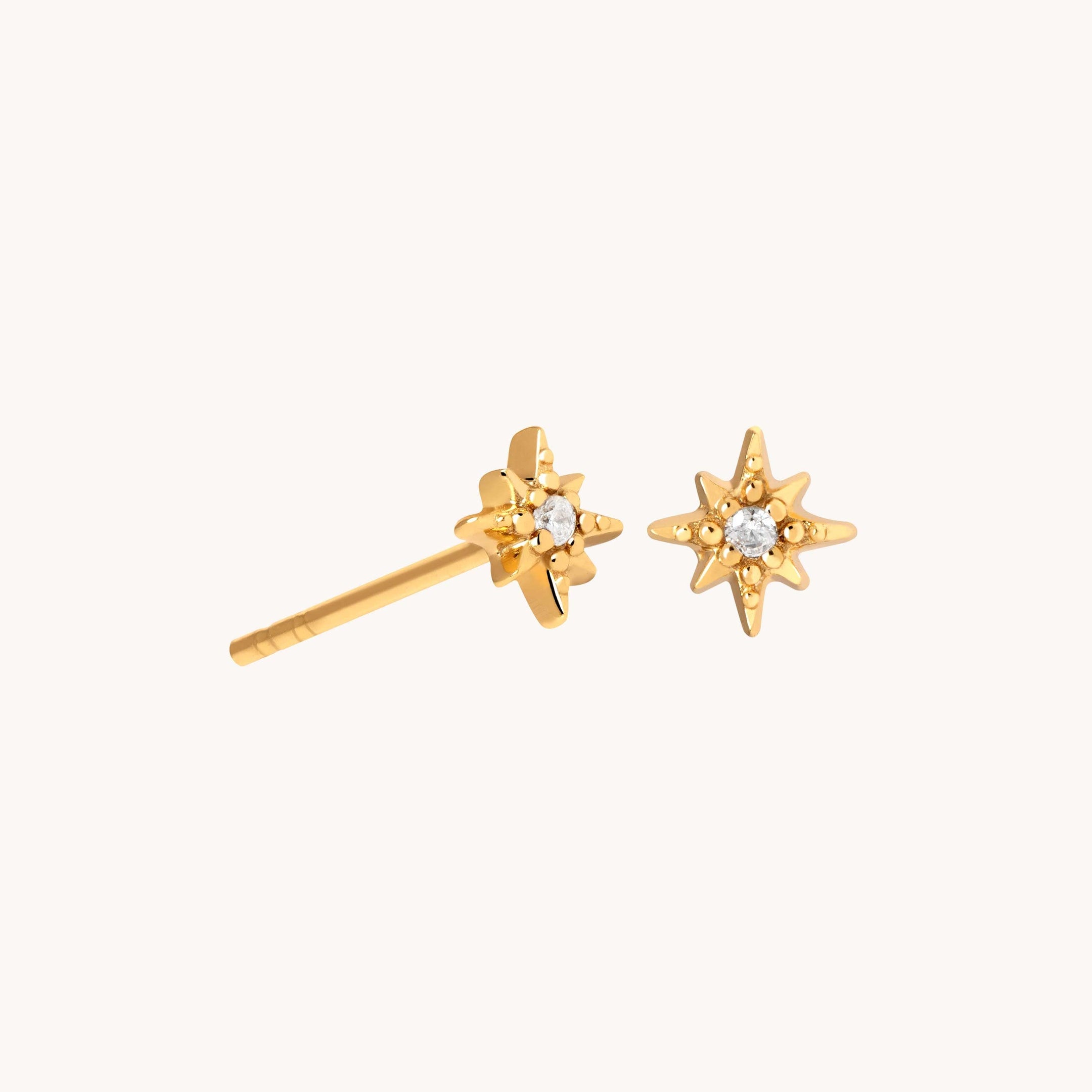 Twilight Star Gold Studs | Astrid & Miyu Earrings