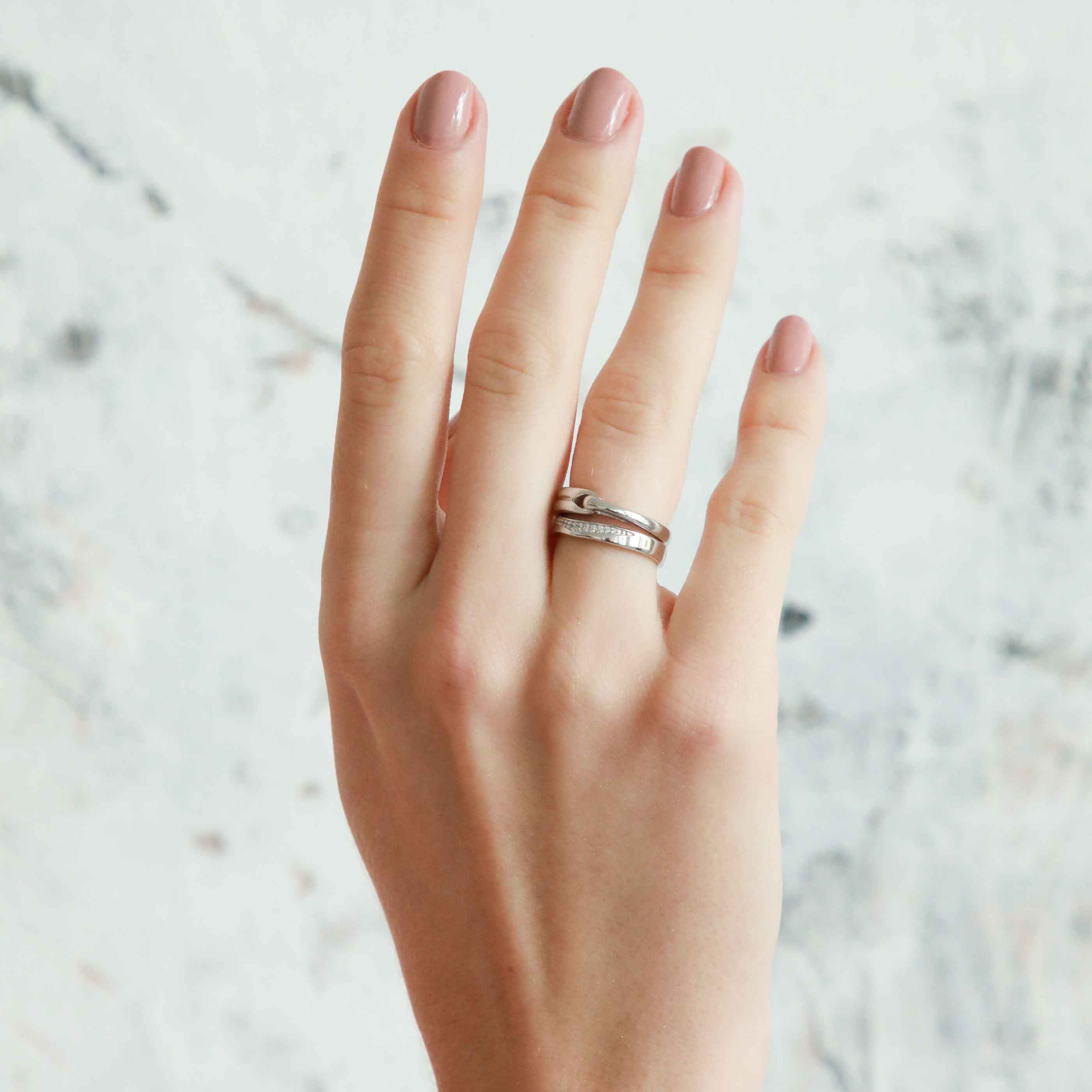 Infinite Ring in Silver